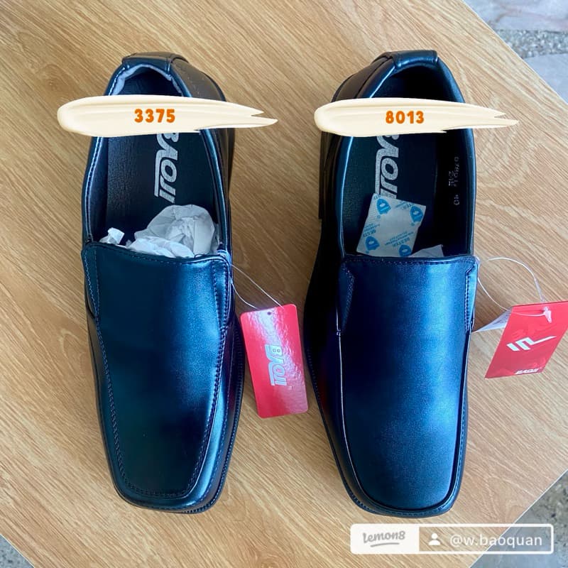 Baoji รองเท้าคัทชูหนัง นักเรียน นักศึกษา หัวตัด รุ่น BJ3375 และ BJ8013 รูปที่ 5