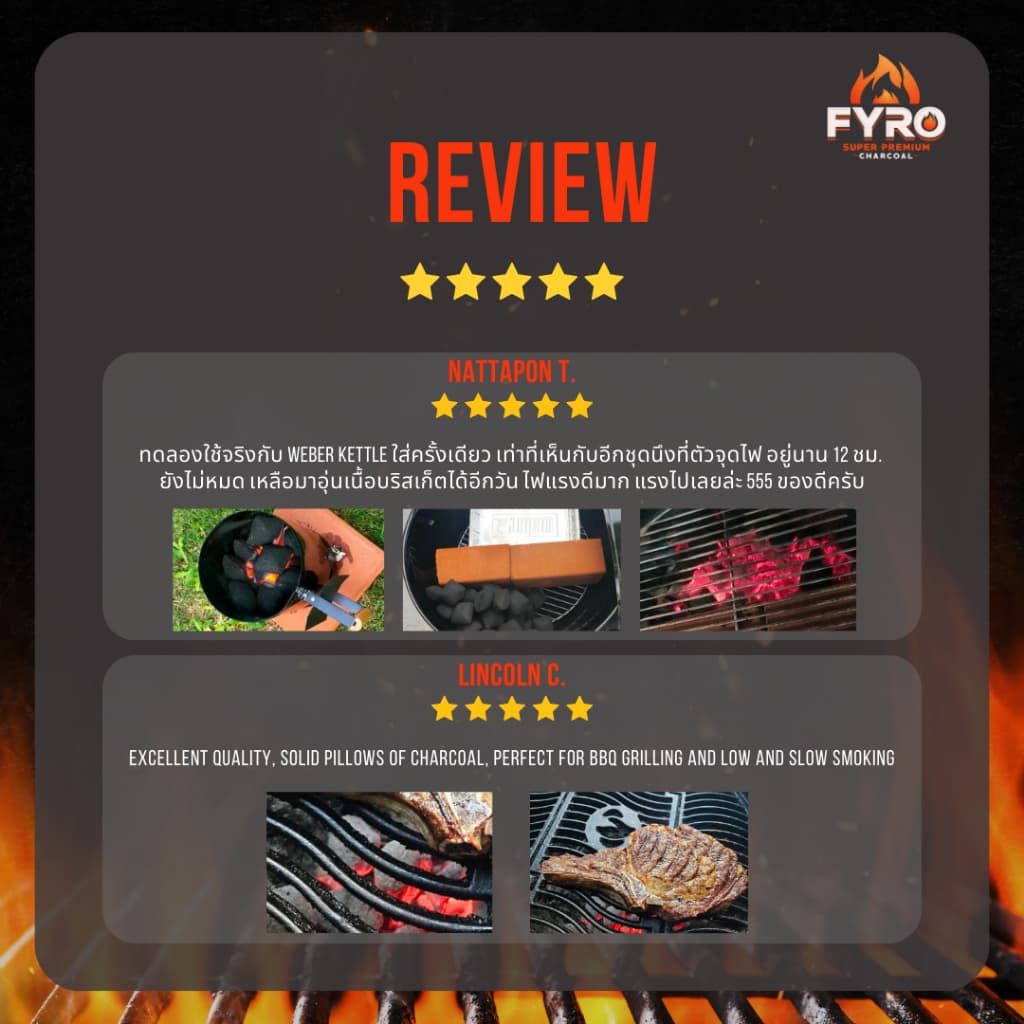 Grade A BBQ Coconut Shell Charcoal Beads /Pillow Briquettes 4 KG ถ่านอัดบาร์บีคิวกะลามะพร้าว รูปทรงลูกปัด/หมอน 4 ก.ก รูปที่ 8