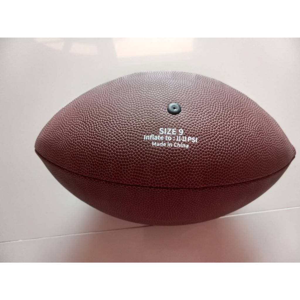 อเมริกันฟุตบอล american football รักบี้ หนังเทียม ขนาดมาตรฐาน เบอร์ 9 รูปที่ 7