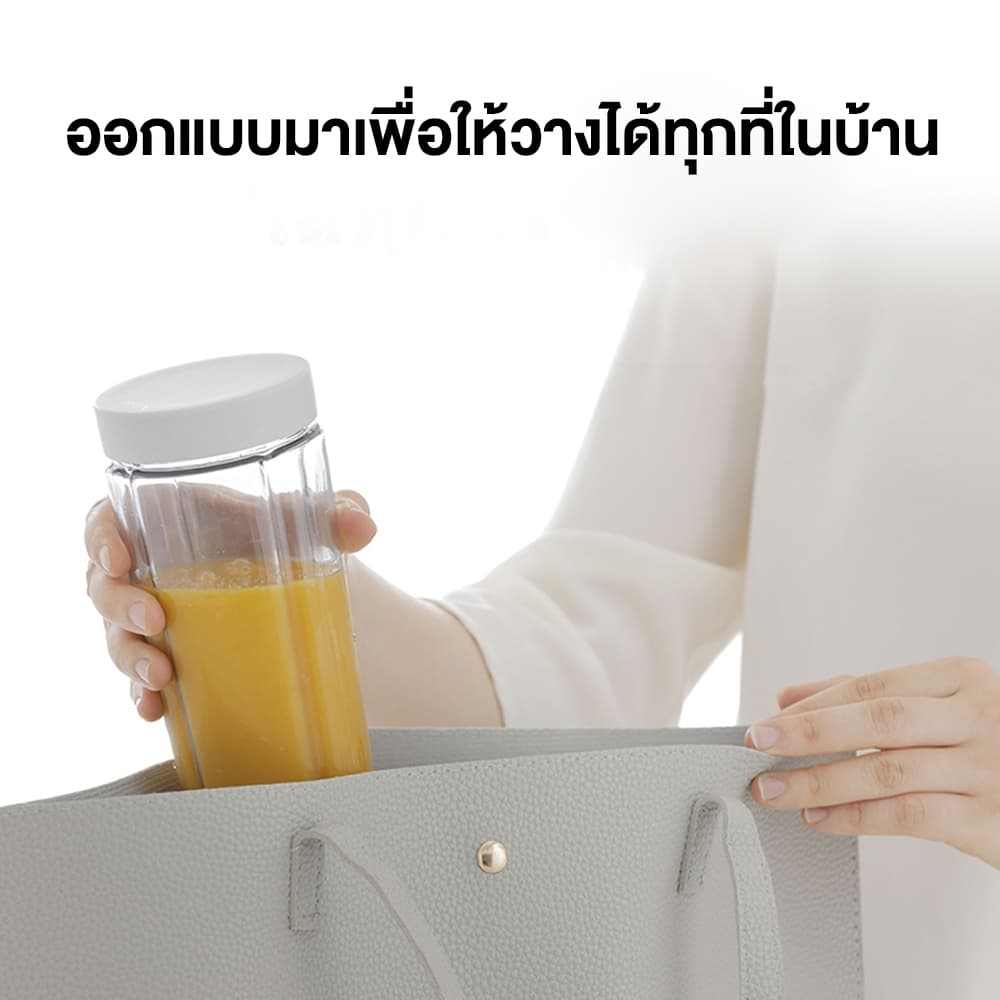 Panasonic แก้วปั่น พกพาสะดวก รุ่น MX-XP103WSN กำลังไฟ 310 วัตต์ ความจุ 0.6 ลิตร รับประกัน 1 ปี รูปที่ 4