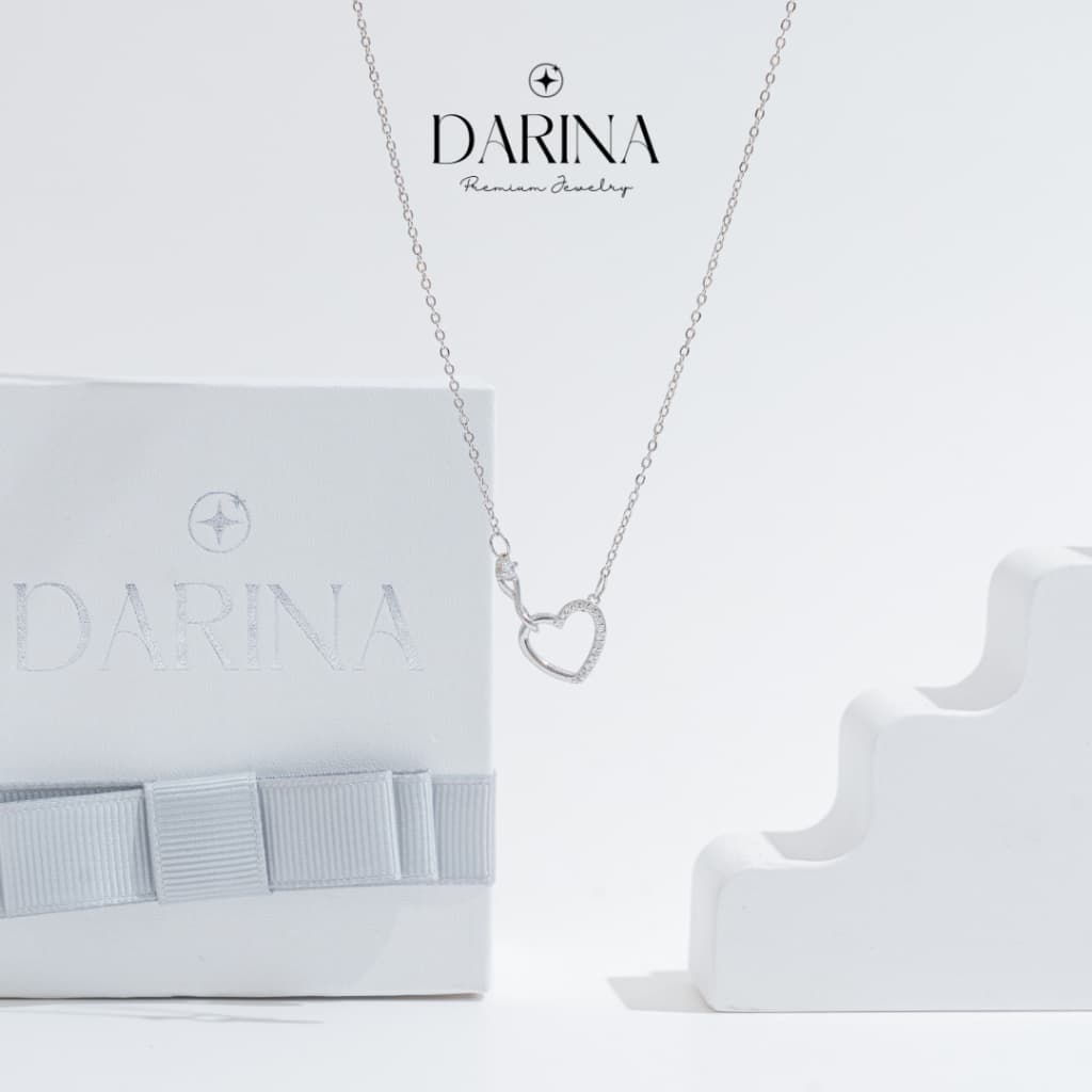 Eternal Love Necklace สร้อยคอ Darina Jewelry DRN0036 พร้อมกล่องเครื่องประดับ เขียนการ์ดได้ รูปที่ 7