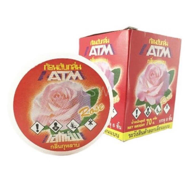 ก้อนดับกลิ่น ATM กลิ่นมะลิ, กุหลาบ หรือกล้วยไม้ 1 กล่อง ชิ้นละ 70 กรัม รูปที่ 4