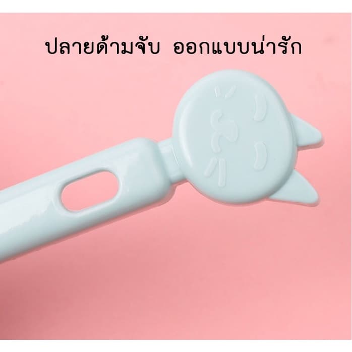 ที่ตักทรายแมว รูปหน้าเเมว ช้อนตักทรายเเมว ที่ตักอึแมว พลั่วทรายพลาสติก สําหรับสัตว์เลี้ยง แมว รูปที่ 4