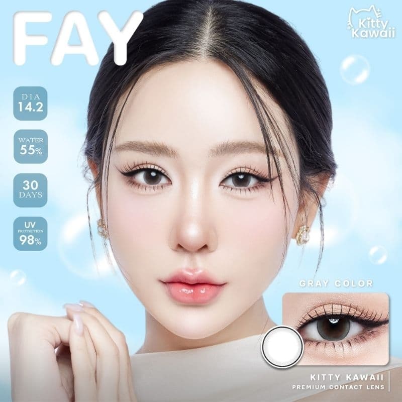 คอนแทคเลนส์ Fay Brown / Gray ขนาดมินิ รูปที่ 3