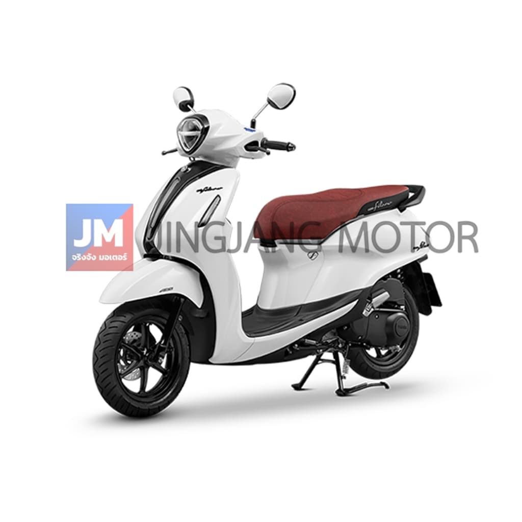 กระจกมองหลังสีขาว, กระจกมองหลังซ้าย,กระจกมองหลังขวา สำหรับรถ เเท้ศูนย์ YAMAHA GRAND FILANO HYBRID สีขาว ABS 2024 รูปที่ 5