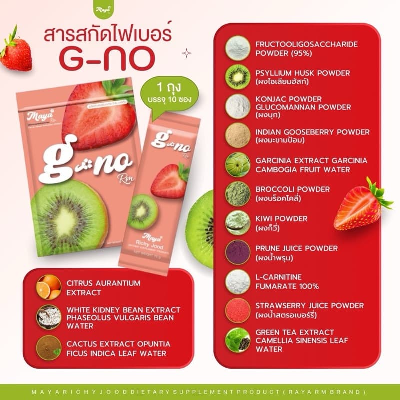 จีโน่ อาร์เอ็ม G-No Rm ผลิตภัณฑ์เสริมอาหาร รูปที่ 4