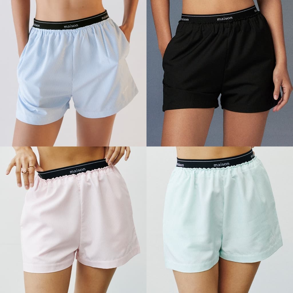 maison KEEPS | Refine Shorts | กางเกงขาสั้นขอบ รูปที่ 1