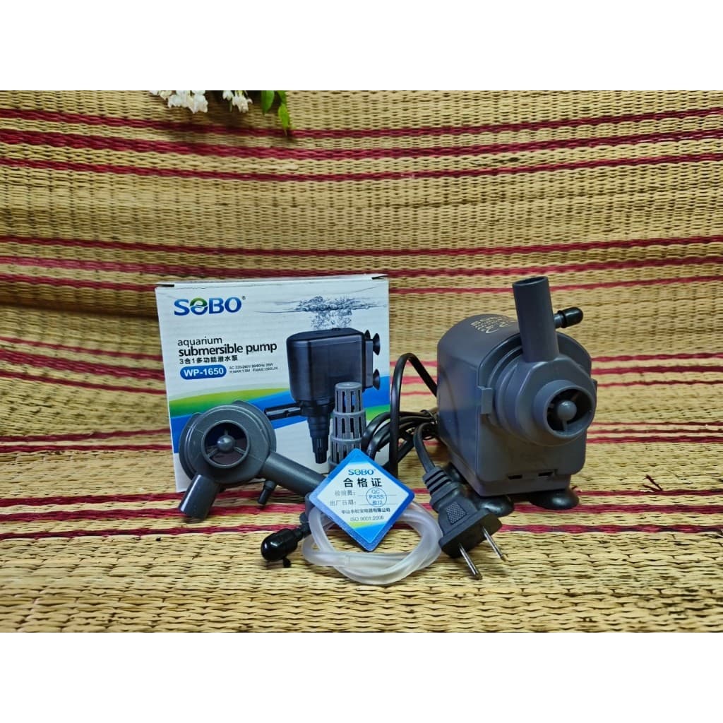 ปั๊มตู้ปลา น้ำพุ น้ำตก พญานาค SOBO WP1050 / WP1150 / WP1250 / WP1650 / WP2550 / WP3550 / WP4550 ปั๊มน้ำคุณภาพ รูปที่ 5