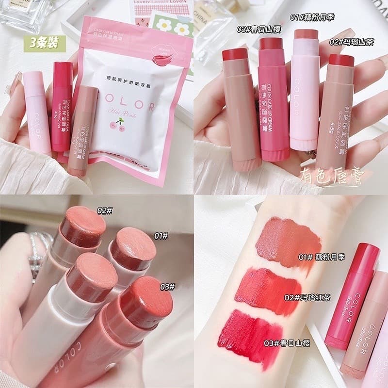 L451 Haipink ลิปบาล์ม เปลี่ยนสี เนื้อแมตต์ บำรุงปากนุ่ม ไม่แห้งแตก ให้ความชุ่มชื้น รูปที่ 6
