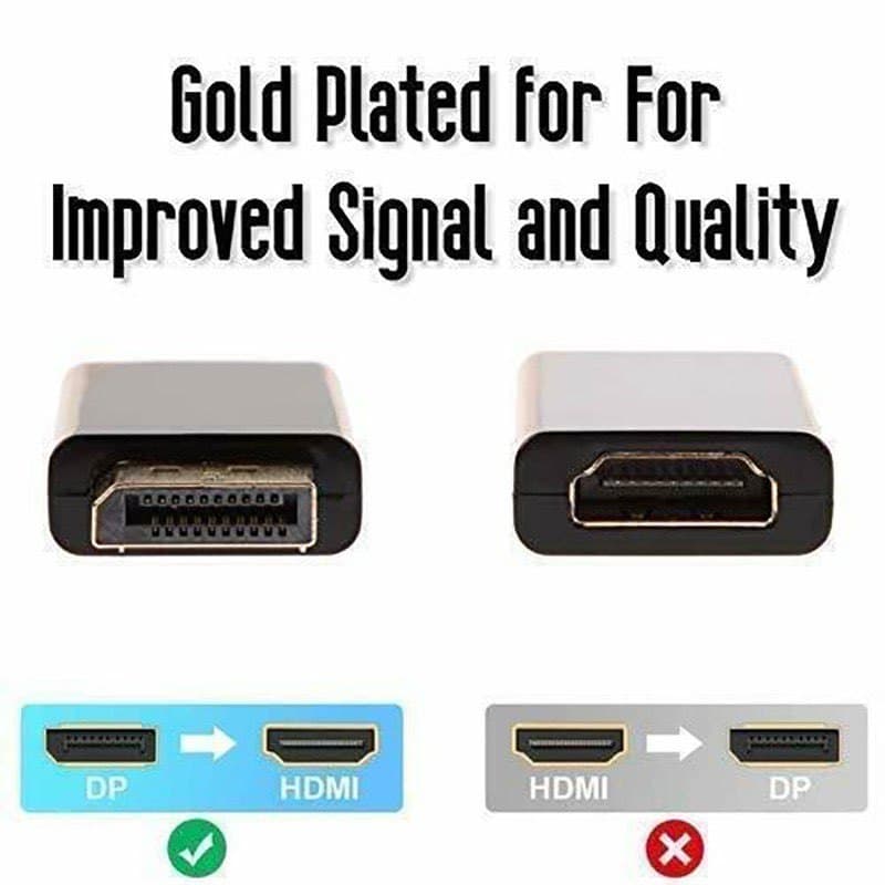 หัว DP Port to HDMI 4K แปลง Display Port สินค้าพร้อมจัดส่ง รูปที่ 2