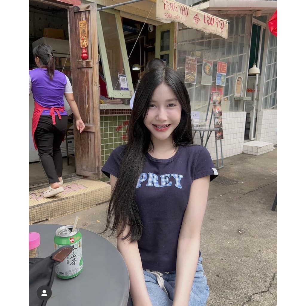 prey เสื้อยืด summer logo babytee รูปที่ 8