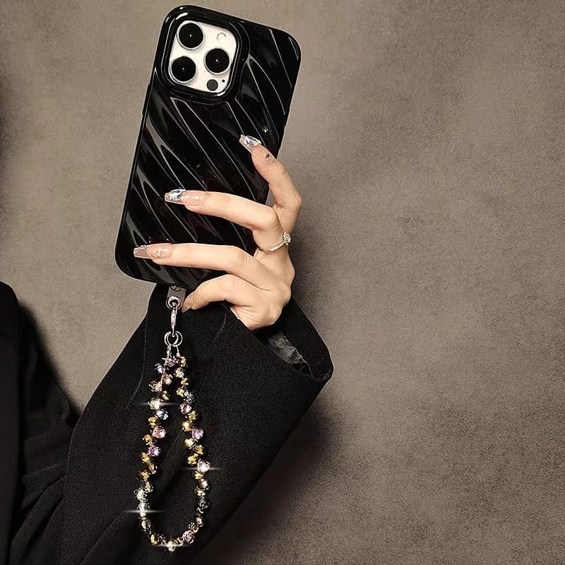 เคสโทรศัพท์ที่สวยงาม โซ่พวกกุญแจ โซ่ลูกปัดขนาดเล็ก สีสันสดใส รูปที่ 3