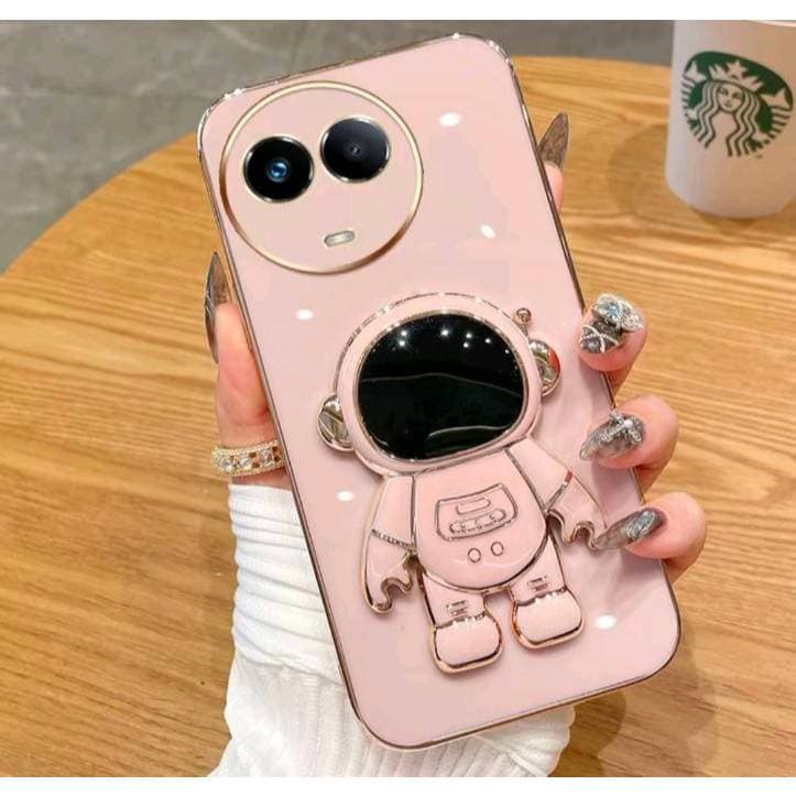 เคส ขาตั้ง สำหรับ Realme 11 11X 12 13 c67 อวกาศ ขาตั้งได้ แบบนิ่ม น่ารัก พร้อมจัดส่ง อวกาศขาตั้ง น่ารัก หรูหรา รูปที่ 6
