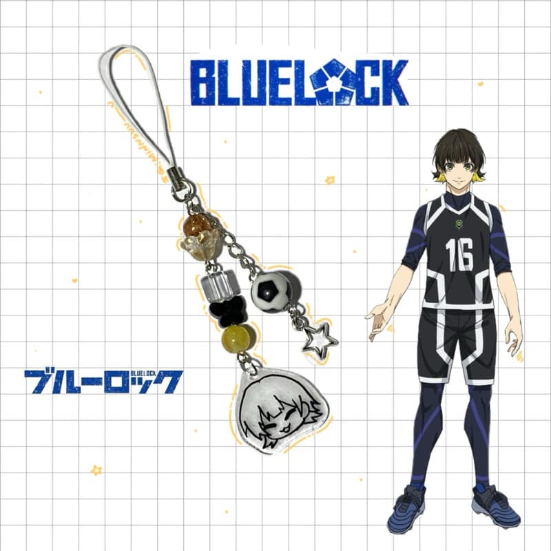 Blue lock phone charm - สายห้อยโทรศัพท์ลายอนิเมะ Blue lock รูปที่ 7