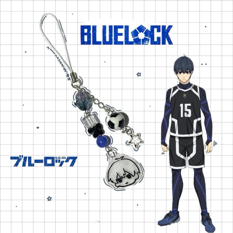 Blue lock phone charm - สายห้อยโทรศัพท์ลายอนิเมะ Blue lock รูปที่ 5