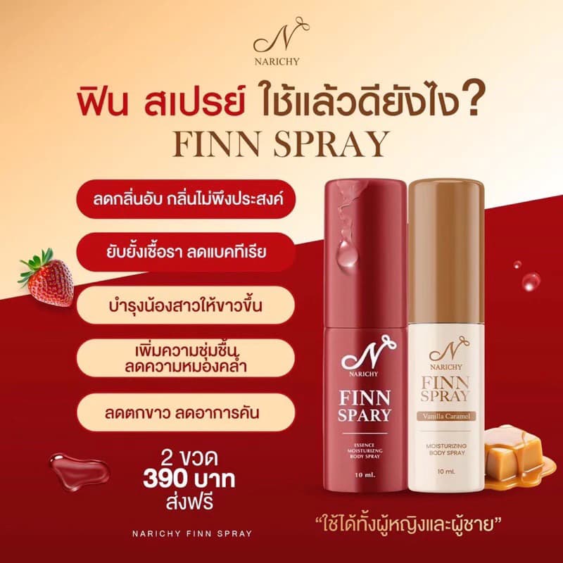 นาริชชี่ NARICHY FINN SPRAY สเปรย์นาริชชี่ฟิน จุดซ่อนเร้น หลีหวาน น้องสาวหอม รูปที่ 4