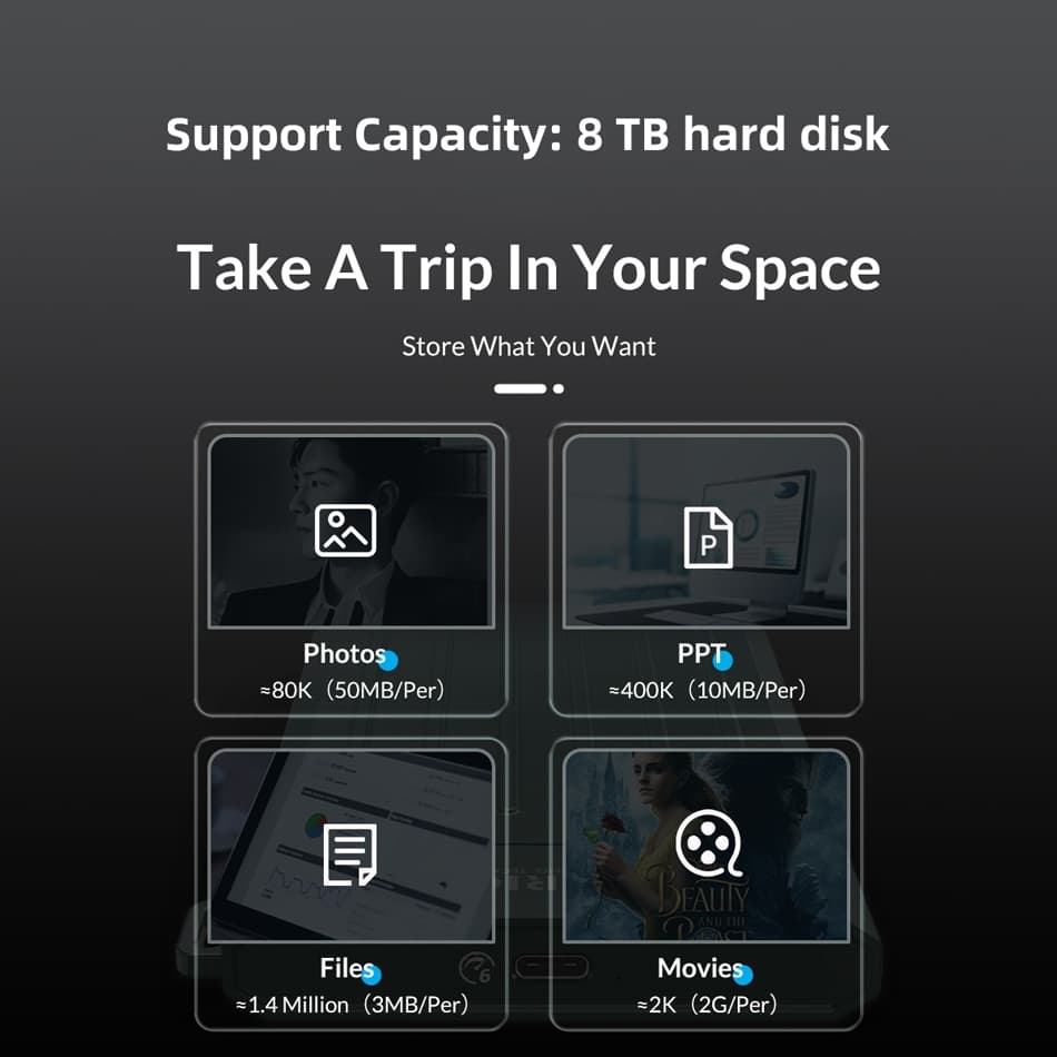 Actual กล่องใส่ HDD USB 3.0 External Box Hard Drive 2.5 กล่องใส่ฮาร์ดดิส External Hard Drive Enclosure Box รูปที่ 5