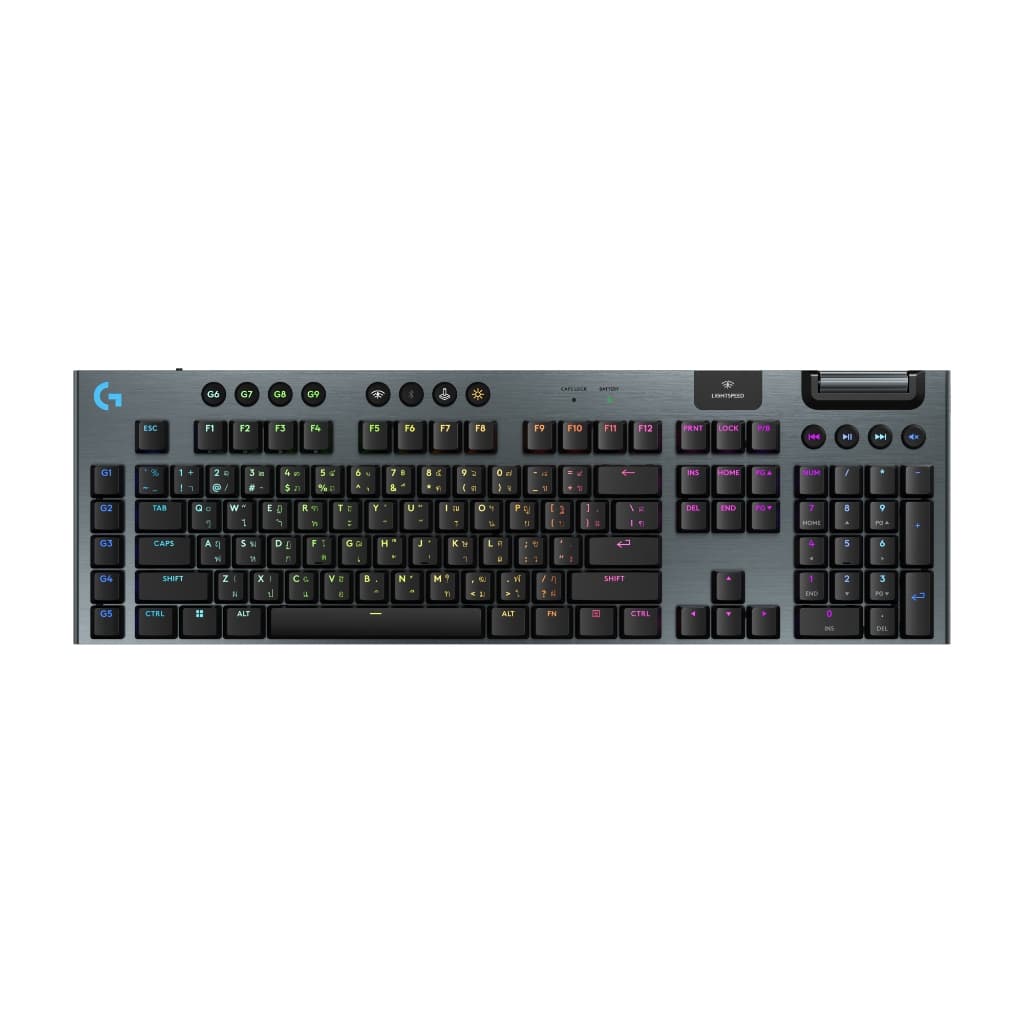 Logitech G915 X LIGHTSPEED Low-Profile Wireless Gaming Keyboard คีย์บอร์ดเกมมิ่งไร้สาย ไฟ RGB สวิตซ์ Tactile คีย์ TH/EN รูปที่ 2