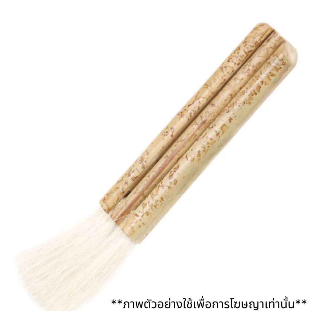 แปรงทาสี แปรงทาแชล็ค META ขนหนานุ่ม แน่น เกรด A ขาว มีหลายขนาด ขนกระต่าย ใช้ทาแลกเกอร์​ ทาแชล็ค หักแบ่งหัวได้ รูปที่ 3