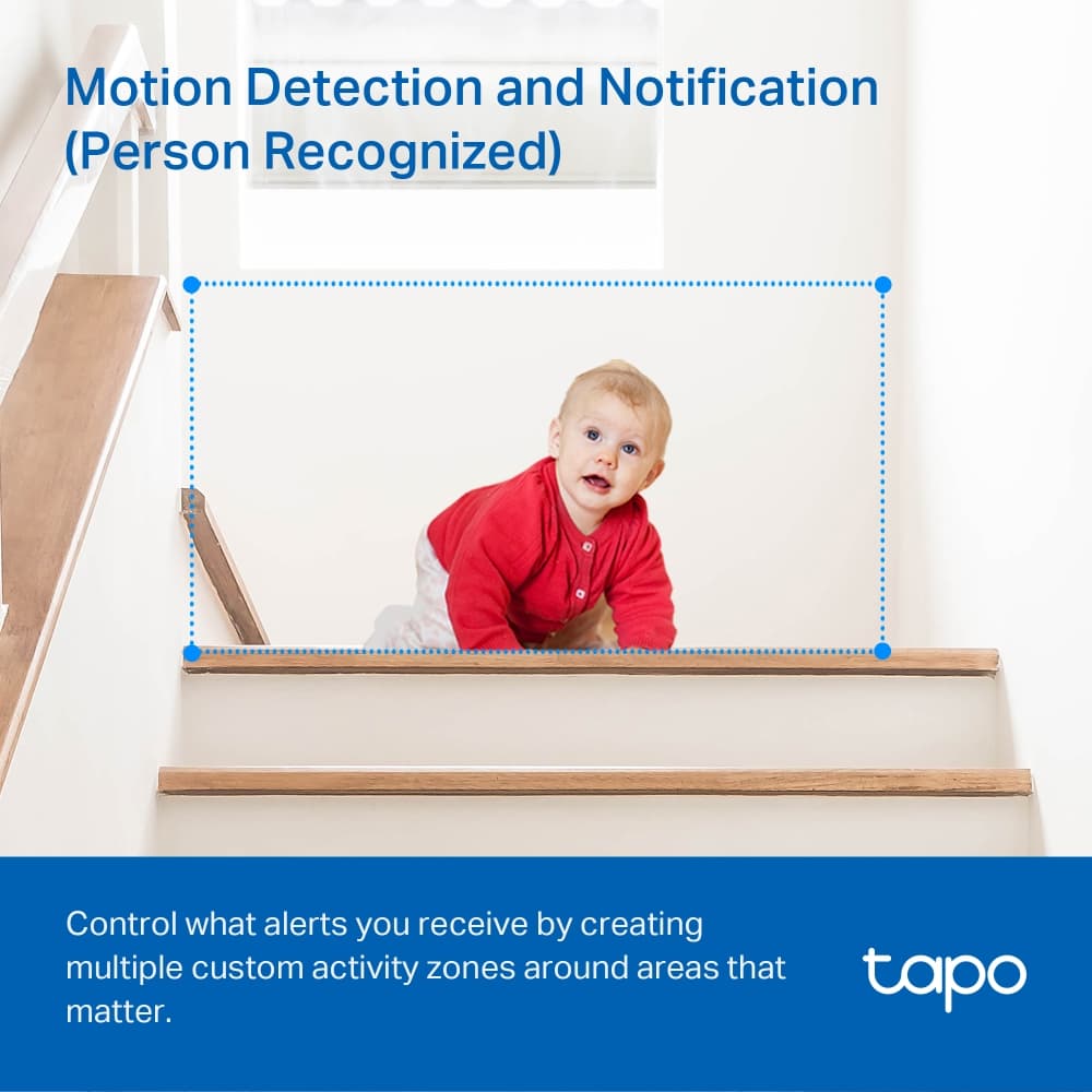 กล้องวงจรปิด WiFi หมุนได้ TP-Link Tapo C200C 1080P Full HD Night Vision ดูผ่านมือถือ รูปที่ 7
