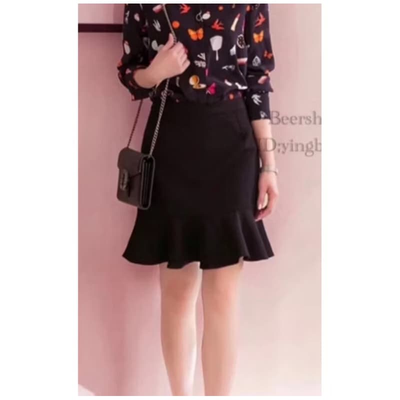 กระโปรงสั้น กระโปรงแฟชั่น กระโปรงทำงาน -ความยาว 19-21 นิ้ว -S M L XL 34 36 รูปที่ 3