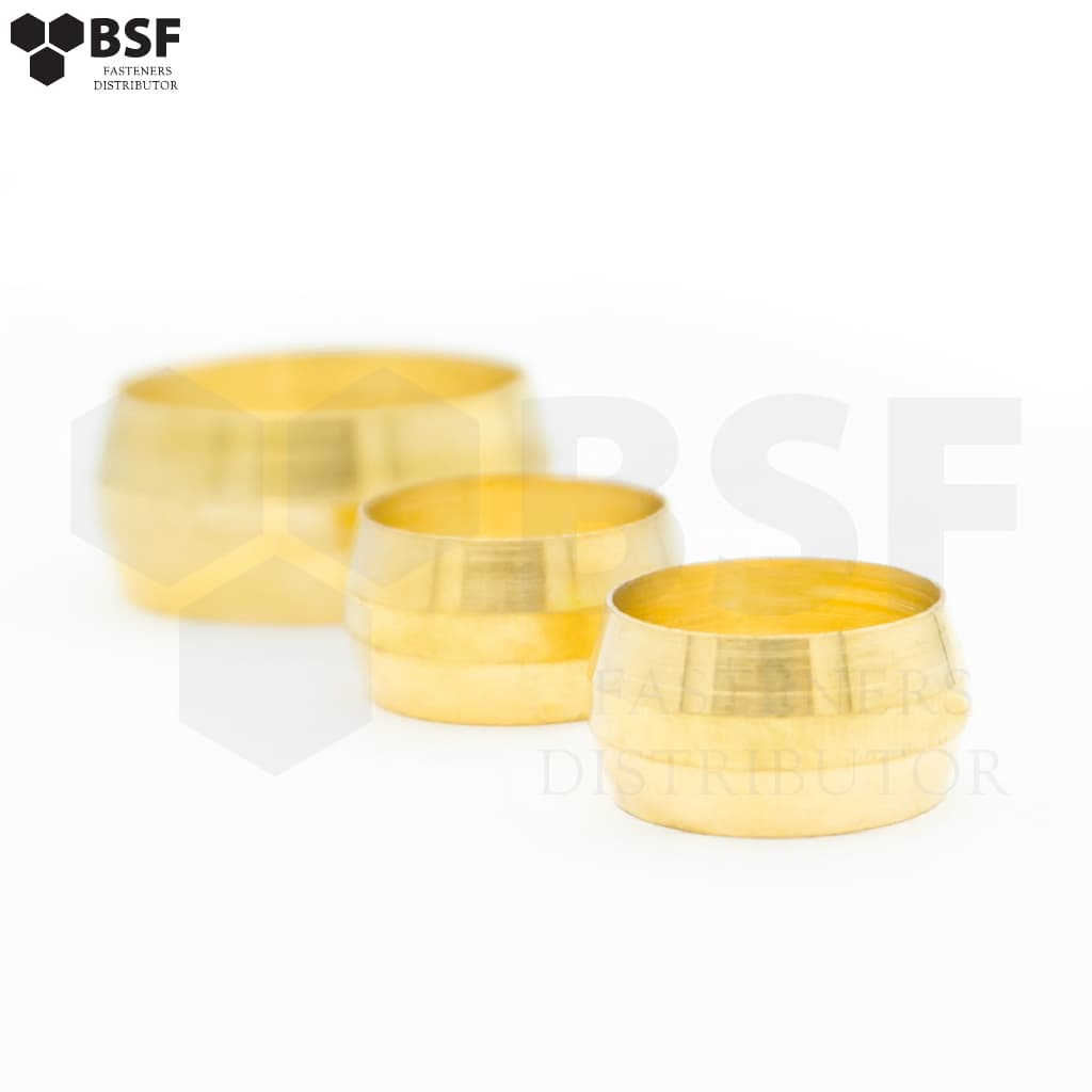 60 ตาไก่ทองเหลือง ขนาด 1/4" - 8 mm. รูปที่ 2