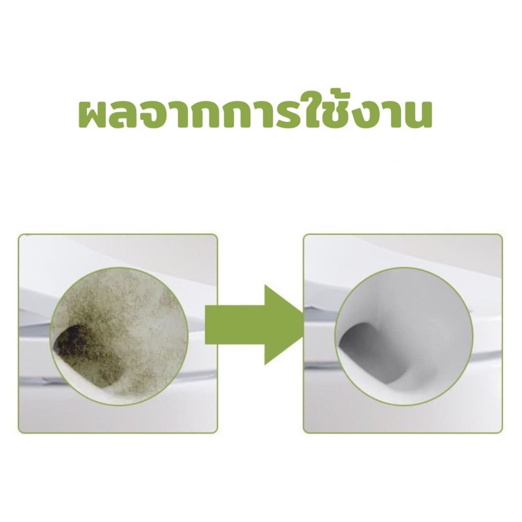 ที่ขัดห้องน้ำ แปรงโถสุขภัณฑ์แบบใช้แล้วทิ้ง แปรงขัดชักโครก อุปกรณ์ทำความสะอาดห้องน้ำ รูปที่ 3
