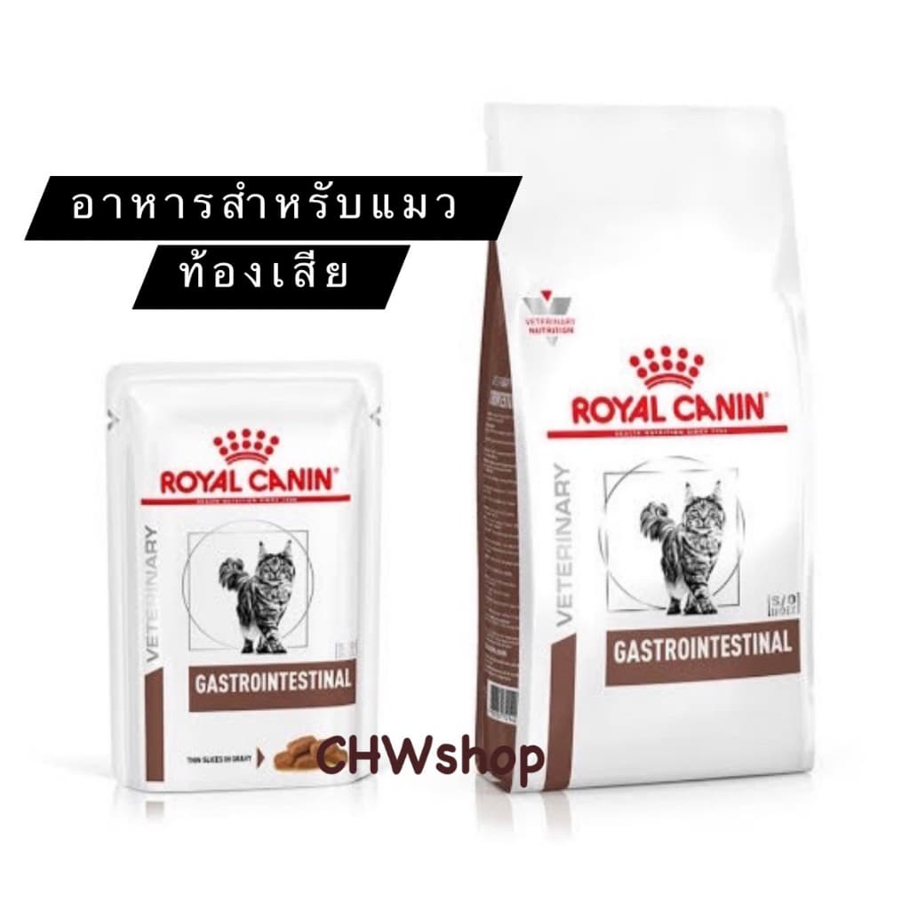 Royal Canin Gastro Intestinal cat แบบเม็ดและเปียก อาหารสำหรับแมวท้องเสีย รูปที่ 1