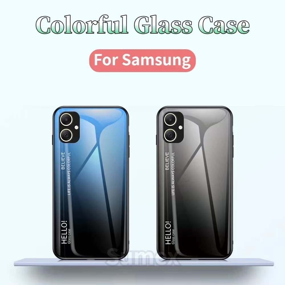 เคสกระจกทูโทน Samsung A05 ใช้สำหรับ Samsung A05 5G เคสกระจกสองสี กันกระแทก ซัมซุงA05 รูปที่ 4