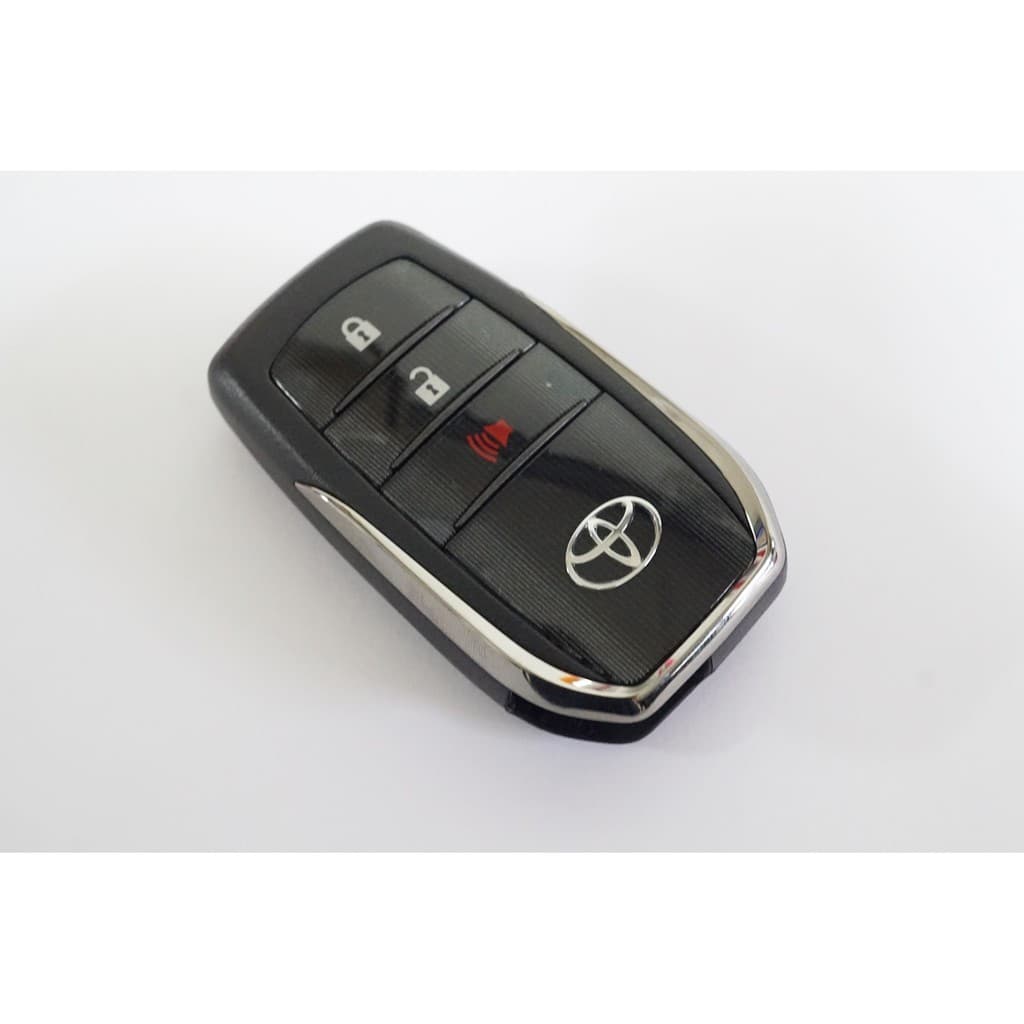 ซองหนัง ใส่กุญแจรีโมทรถยนต์ Toyota Hilux Revo,Cross,Fortuner,Rocco Smat Key 3 ปุ่ม รูปที่ 5