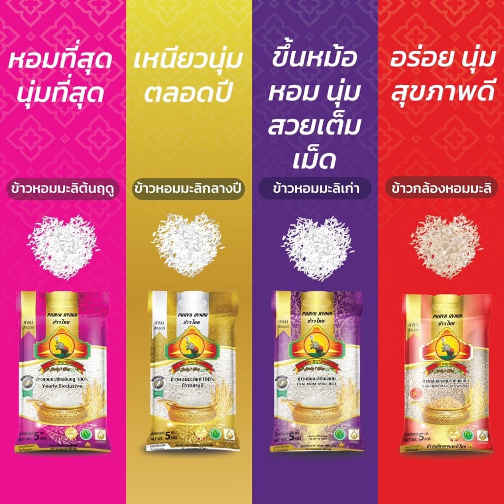 ShopeeVIP เหลือ 622บาท .- ข้าวหอมมะลิเก่า 100% 14KG ตราพญาไอยรา เกรดส่งออก รูปที่ 4