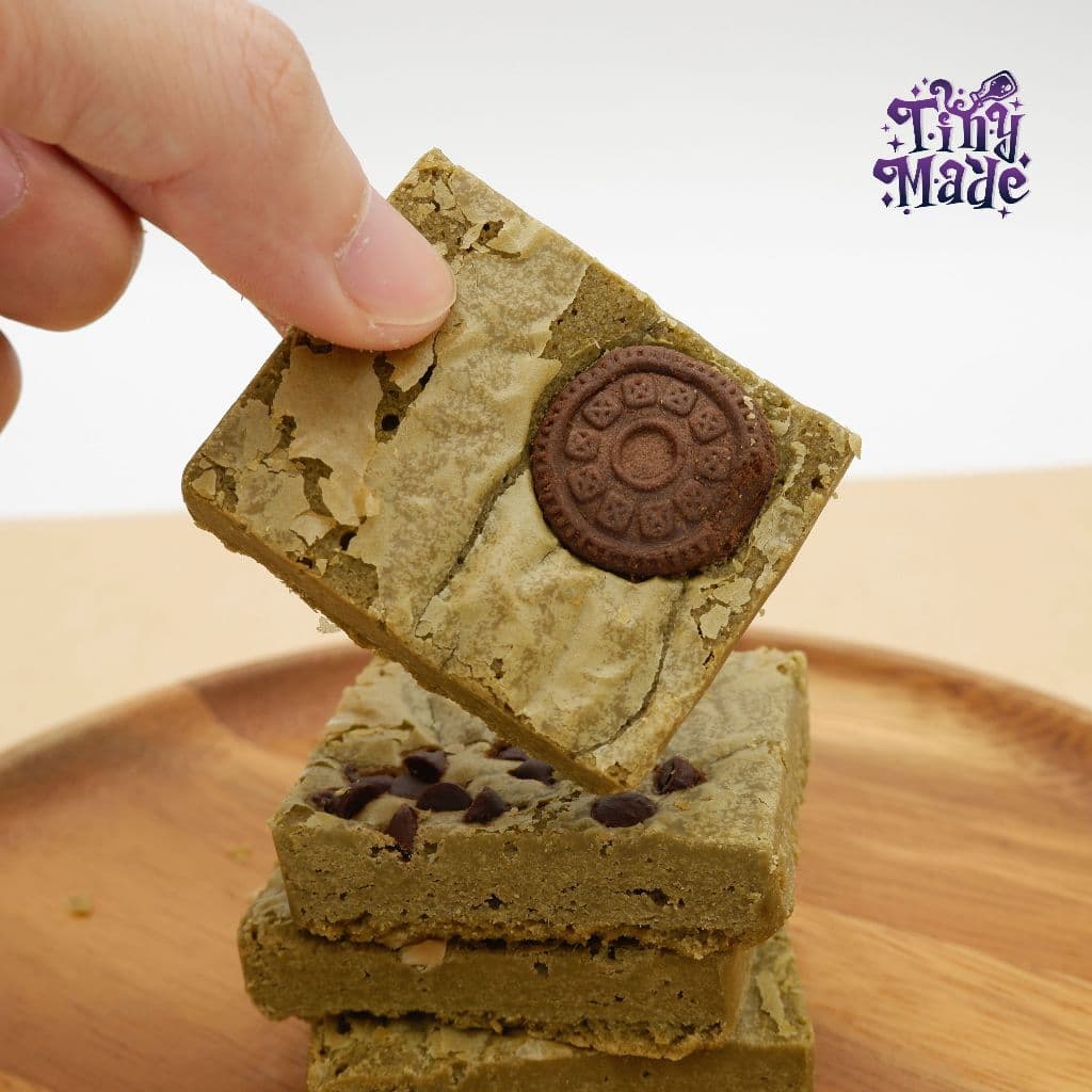 Tinymade บราวนี่ชาเขียวมัทฉะ เนื้อแน่นหนุบหนับหวานฉ่ำ เนยสดแท้จากออสเตรเลีย รูปที่ 3