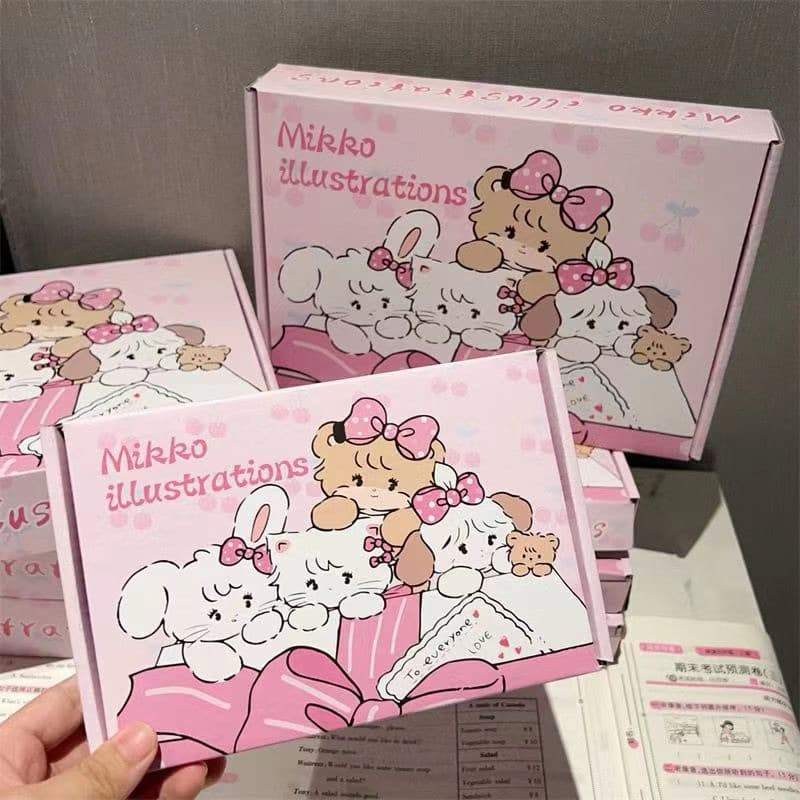 มีส่งด่วน รวมทุกลาย กล่องพัสดุแบบพับ ลายการ์ตูน Sanrio พิมพ์ลายชัดสีเข้ม น่ารัก ของขวัญ รูปที่ 4