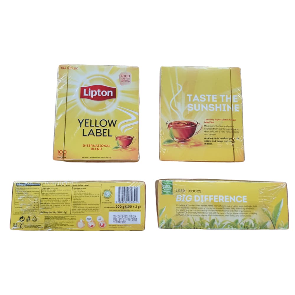 Lipton ชาลิปตัน แบบซองจุ่ม 25 50 และ 100 ซอง กลิ่นหอม รสชาติดี สุดๆ รูปที่ 4