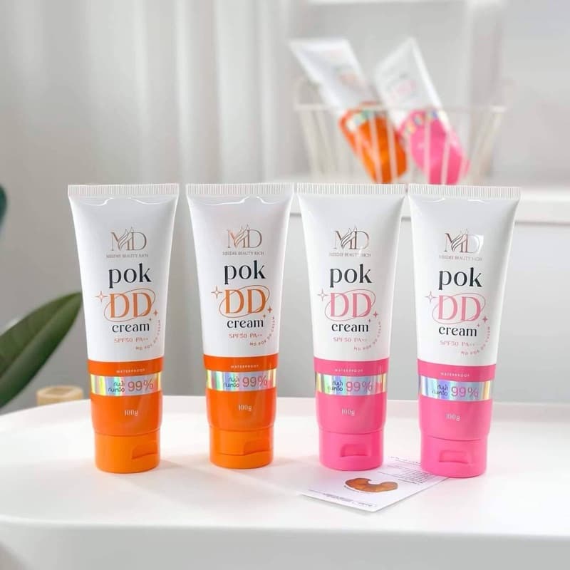 พอกดี ดีดี ครีมกันแดด POK DD CREAM Sunscreen spf50 pa+++ รูปที่ 9