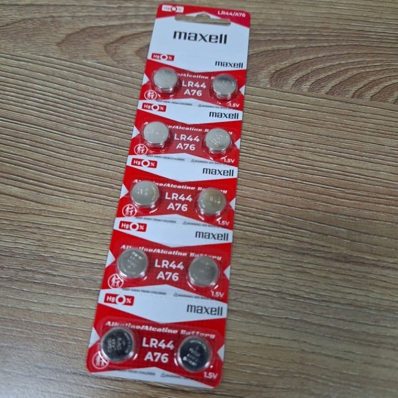 ถ่าน Maxell LR44 A76 Maxell LR44 Alkaline 1.5V Battery รูปที่ 4