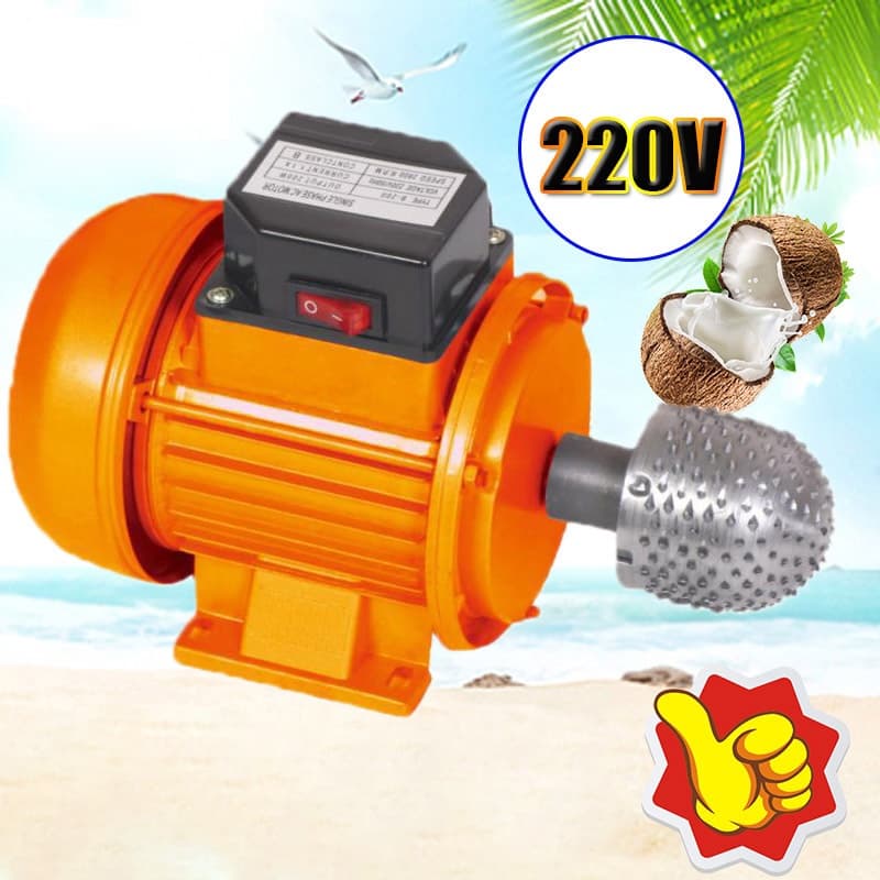 SANDE ราคา ถูก เครื่องขูดมะพร้าวไฟฟ้า 3450RPM มอเตอร์ไฟฟ้า เปิดเครื่องมะพร้าว ที่ขูดมะพร้าวกับฟันเหล็ก สินค้าเฉพาะจุด รูปที่ 4
