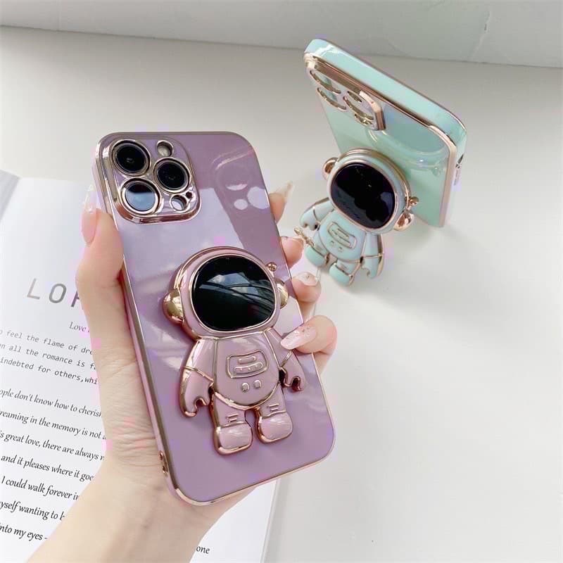 เคส อวกาศ ขาตั้ง สำหรับ samsung A16 A27 A36 A57 A37 A56 A25 A15 A17 A35 A55 S24FE S25FE อวกาศ ขาตั้งได้ แบบนิ่ม สวยหรู รูปที่ 6