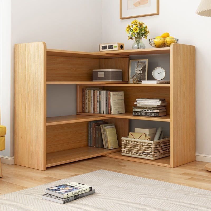 ตู้หนังสือ ยืดได้ 60/80cm ทำจากไม้ ชั้นวางหนังสือหลายชั้น DIY ที่เหมาะสม Storage Shelf Book Rack รูปที่ 8