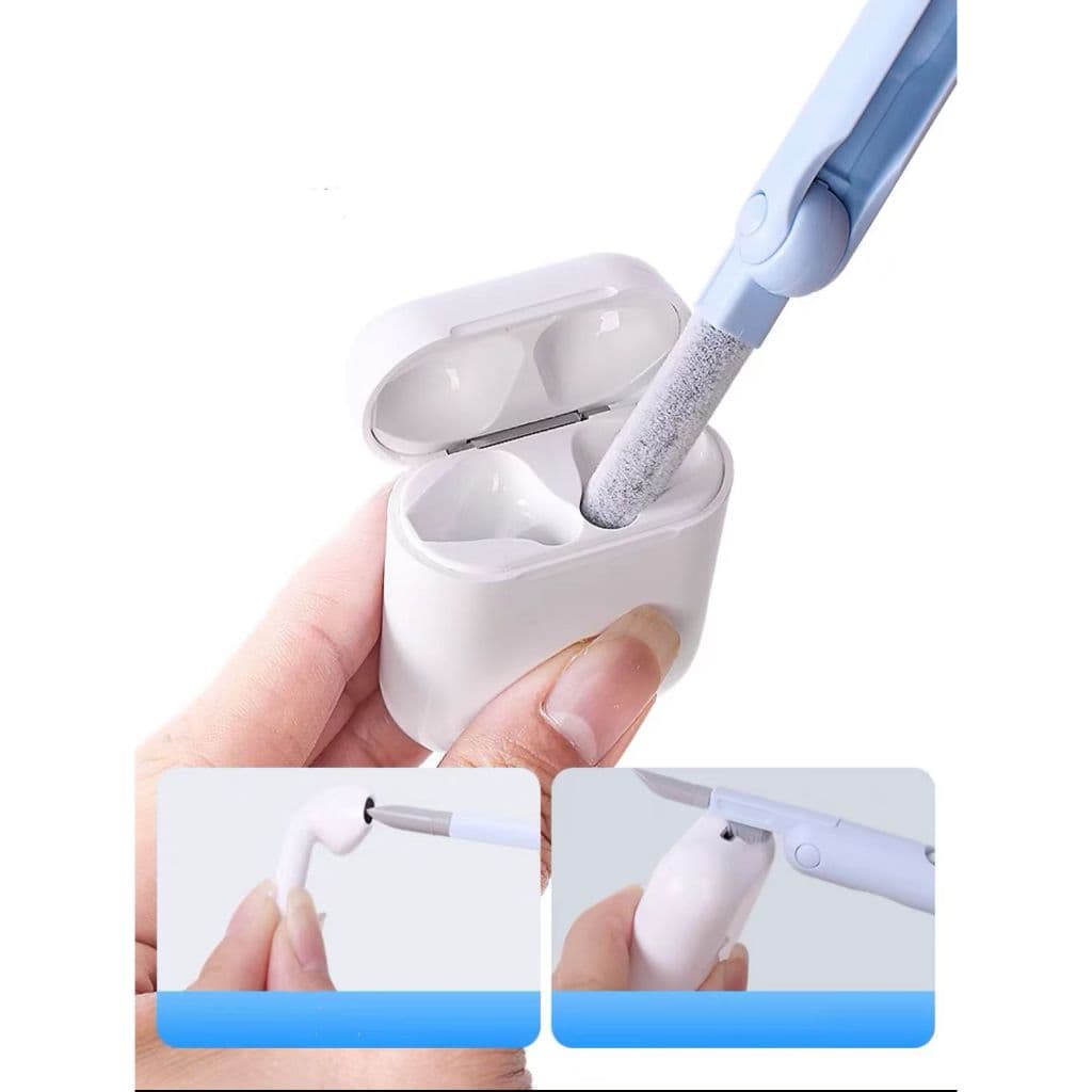 7-in-1 ชุดแปรงทําความสะอาดคีย์บอร์ดคอมพิวเตอร์ หูฟัง ปากกาทําความสะอาด For Airpods 3 Cleaning Brush รูปที่ 9