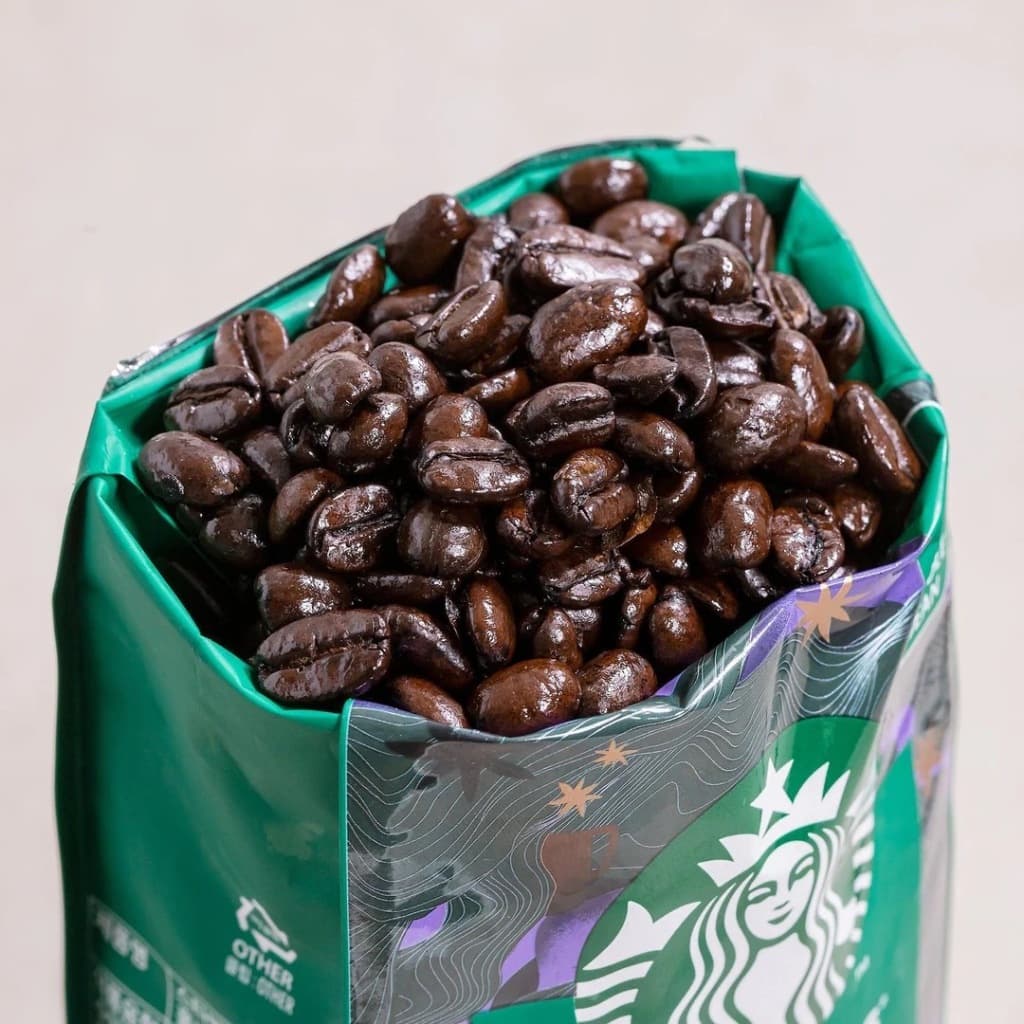 **ถุงตั้ง**Starbucks Espresso Dark Roast Whole bean coffee กาแฟสตาร์บัคคั่วหอม รสเอสเพรซโซ่ ดาร์ก ขนาด 200 กรัม รูปที่ 3