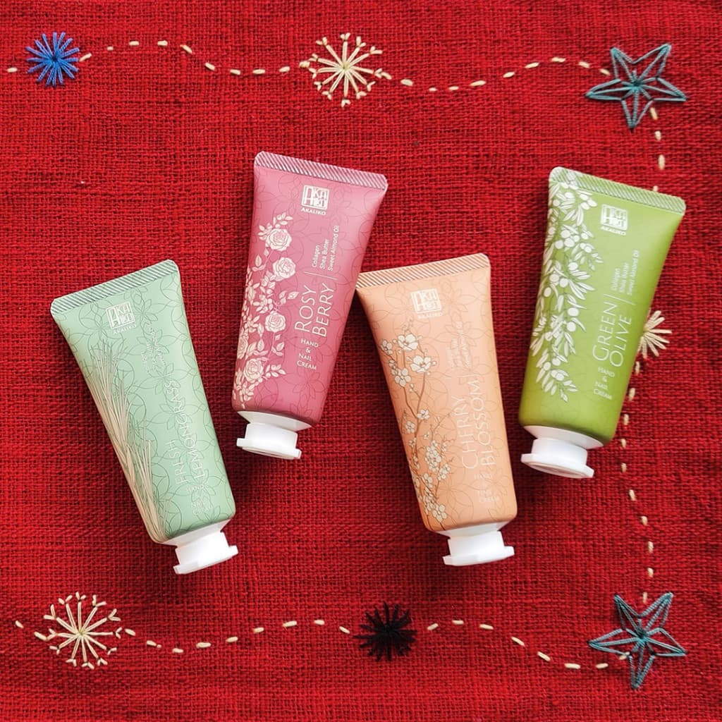AKALIKO Hand & Nail Cream 30 g. อะกาลิโก ครีมทามือ ครีมบำรุงมือ บำรุงเล็บ ป้องกันจมูกเล็บฉีก แก้เข่าด้าน ข้อศอกด้าน รูปที่ 5