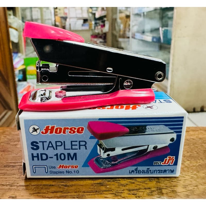 เครื่องเย็บกระดาษ HD-10M ตัวเล็ก ตราม้า Horse Stepler Snapper แมคเย็บ ลวดเย็บ US.Station รูปที่ 5