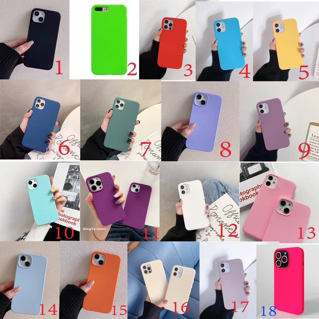เคสกำมะหยี่ สีม่วงเข้ม สำหรับไอโฟน i15,i6,i6s,i7,i8,SE,​6p,​7p,8p,​X,XR,i11,i12,i13,i14,15,i16,i17pro max,16 plus,17 Air รูปที่ 8