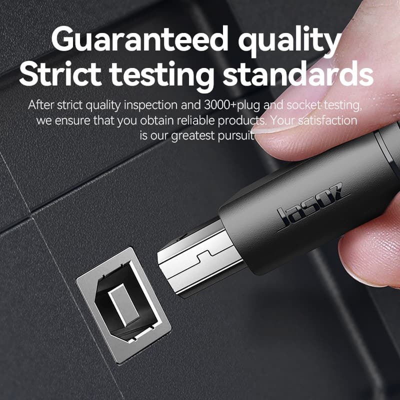 Jasoz สาย Type C ปริ้นเตอร์ Printer Cable USB Printer สาย เครื่องพิมพ์ USB C to Type B 2.0 Cable รูปที่ 8