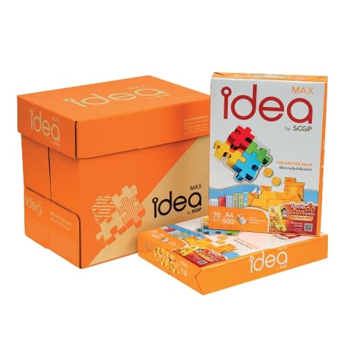 Idea Max กระดาษถ่ายเอกสาร 70 แกรม A4 จำนวน 10 ลัง รูปที่ 2