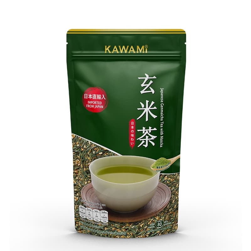 คาวามิ เกนไมฉะ ชนิดใบ 100% Kawami 100% Genmaicha Tea Loose-Leaf Tea ชาเขียว/ กรีนที รูปที่ 2