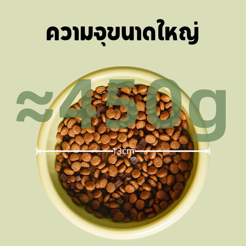SKISOPGO2in1ชามใส่อาหารสำหรับสัตว์เลี้ยง 2ชั้นถอดได้ ให้อาหารแมว ชามให้อาหารสุนัขชามอาหารสัตว์เลี้ยง รูปที่ 5
