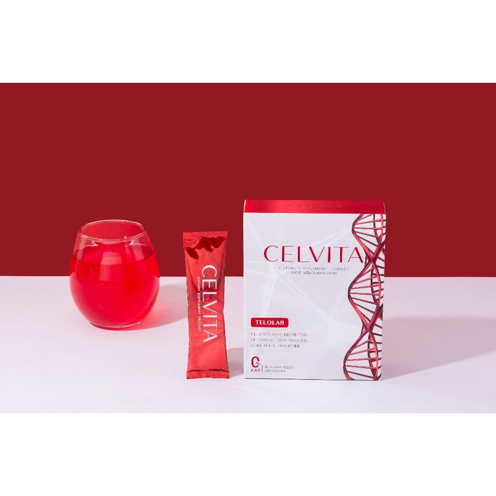Celvitaอาหารเสริมบำรุงร่างกาย ด้วยสารสกัด Telolab Stemcell ช่วยกระตุ้นการสร้างคอลลาเจน รูปที่ 3