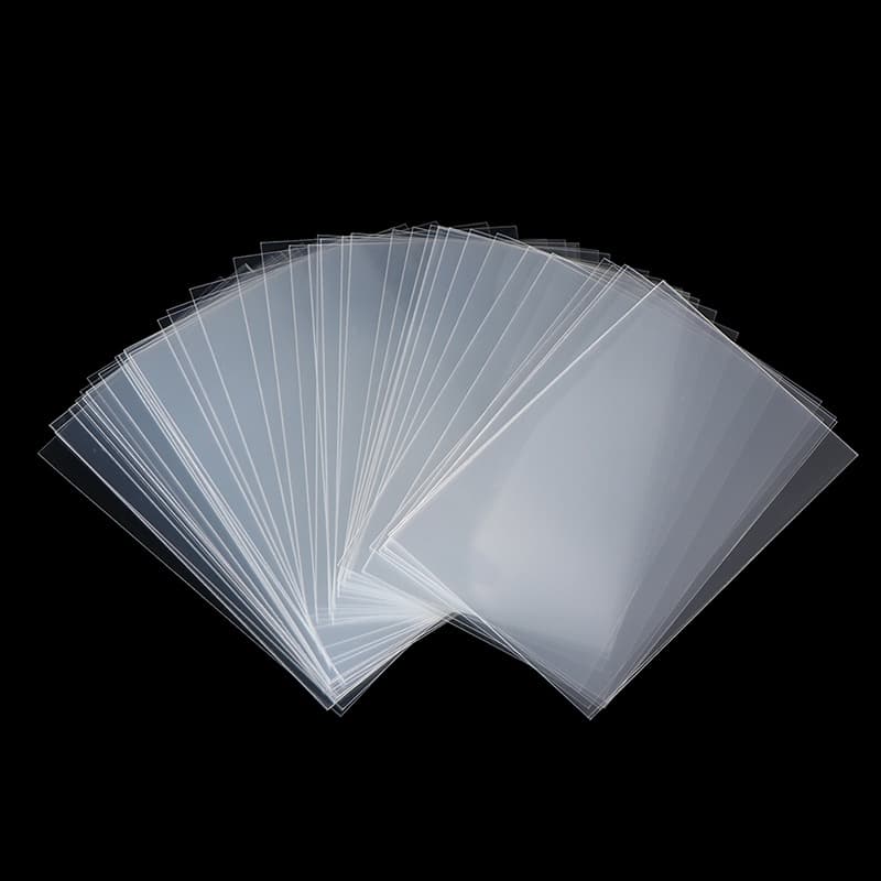 ซองใสแก้ว ซองพลาสติกใส ขนาด56*87,63.5*88mm. หนา 90ไมครอน ใส่การ์ด รูป บัตร Sleeve รูปที่ 7